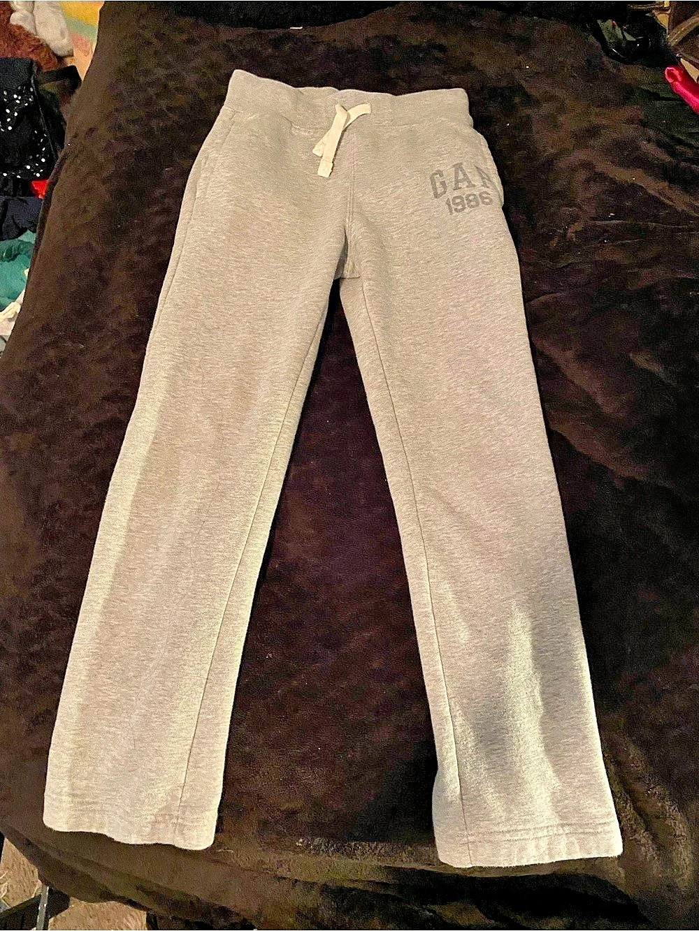 GAP Kids 1986 Logo Sweatpants Gray Girls Large